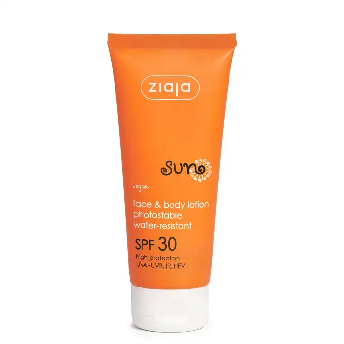 SUN Protector Solar para Rostro y Cuerpo SPF 30 100 ml - Ziaja - Comparador de precios