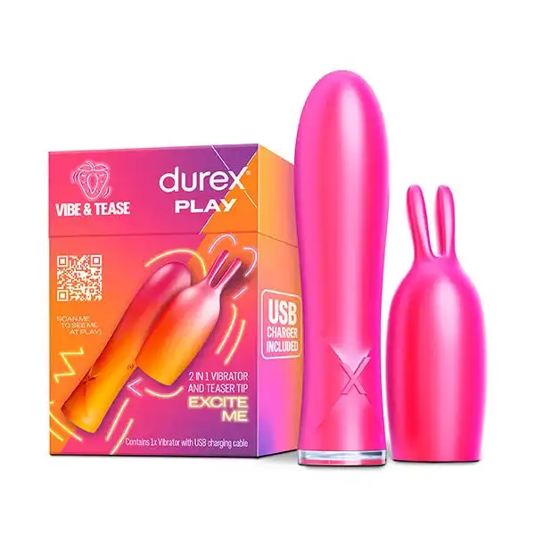 Vibrador Conejito 2 En 1 - Durex - Comparador de precios