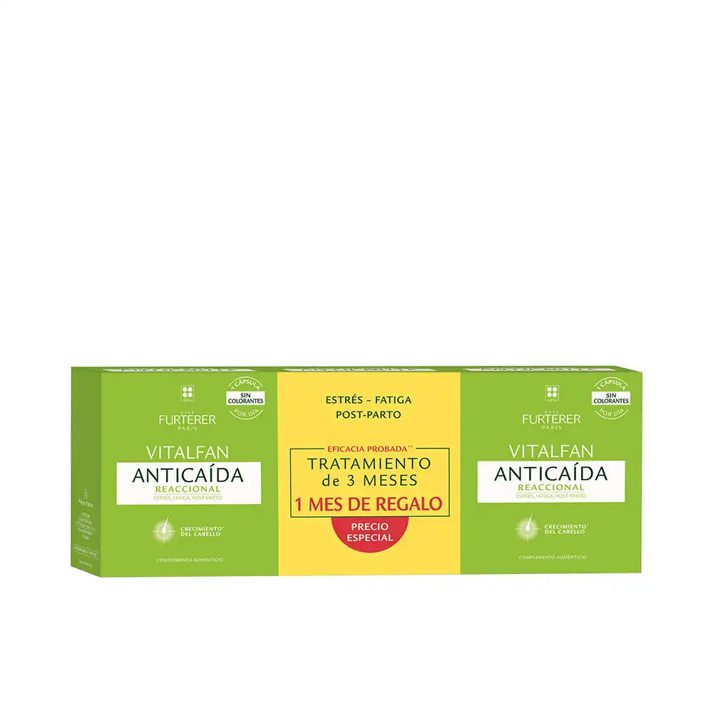 Vitalfan Complemento Alimenticio Caída lote 3 x 30 cápsulas - René Furterer - Comparador de precios