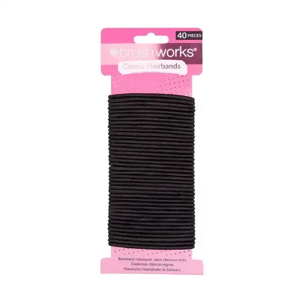 40 Uds Gomas Elasticas Pelo - Brushworks - Comparador de precios