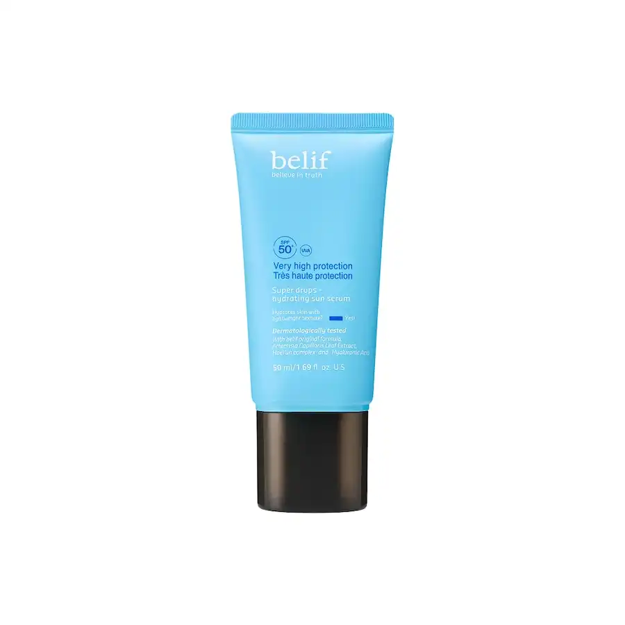 belif - Super Drops Hydrating Sun Serum SPF 50+ Protección solar 50 ml unisex - belif - Comparador de precios