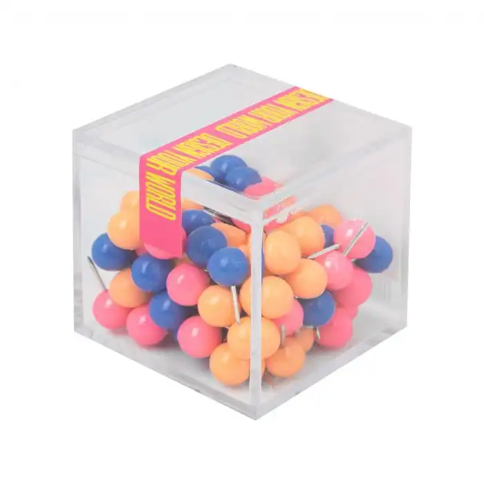 Caja de Chinchetas Multicolor - MOI* - Comparador de precios