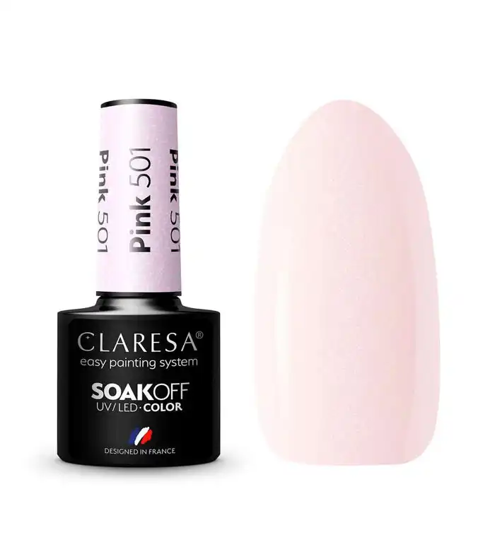 Claresa - Esmalte semipermanente Soak off - 501: Pink - Claresa - Comparador de precios