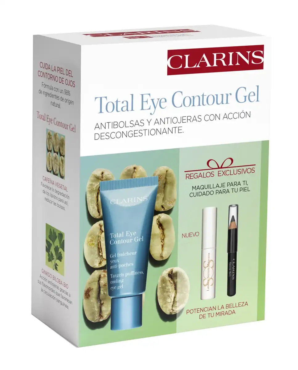 Clarins - Estuche De Regalo Cofre Ojos Total Eye Contour Gel - Clarins - Comparador de precios