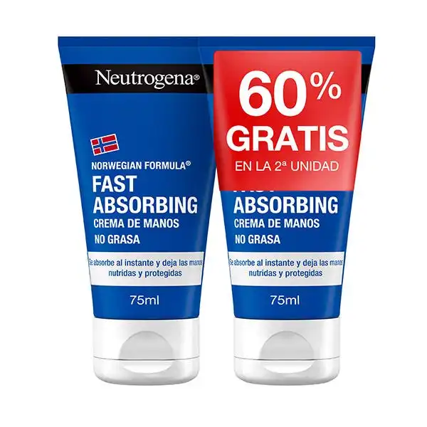 Crema De Manos Absorción Rápida Pack - Neutrogena - Comparador de precios