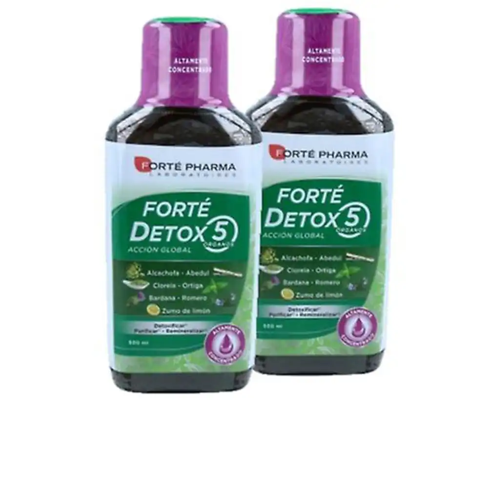 Detox 5 órganos acción global 500 ml - Forté Pharma - Comparador de precios