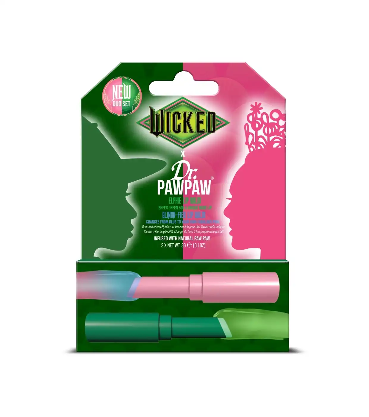 Dr. PAWPAW - *Wicked* - Dúo de bálsamos labiales - Elphie & Glinda-fied - Dr PawPaw - Comparador de precios