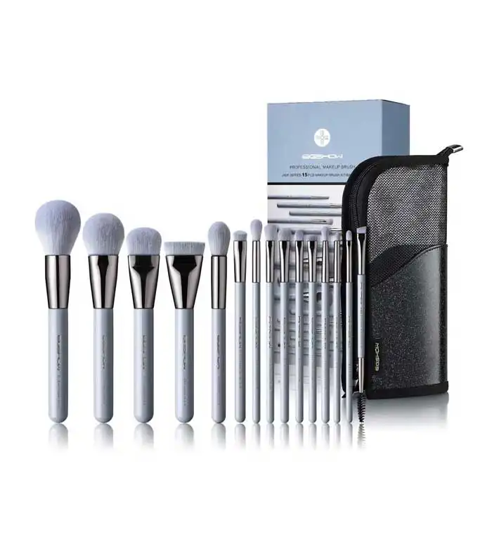 Eigshow - Set 15 brochas de maquillaje Jade Series - Baby Blue - Eigshow - Comparador de precios