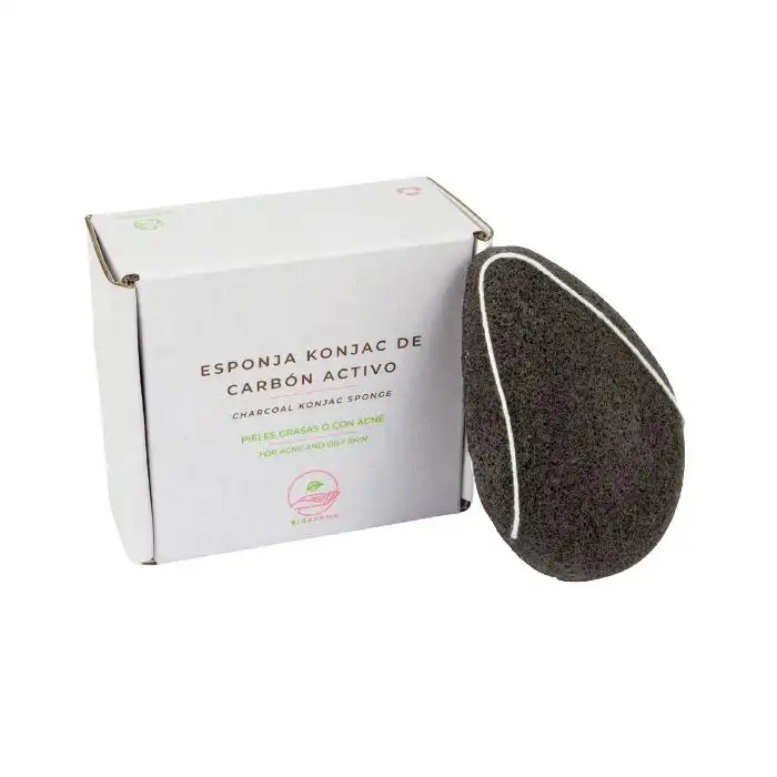 Esponja Konjac de Carbón Activo - Biokarma - Comparador de precios