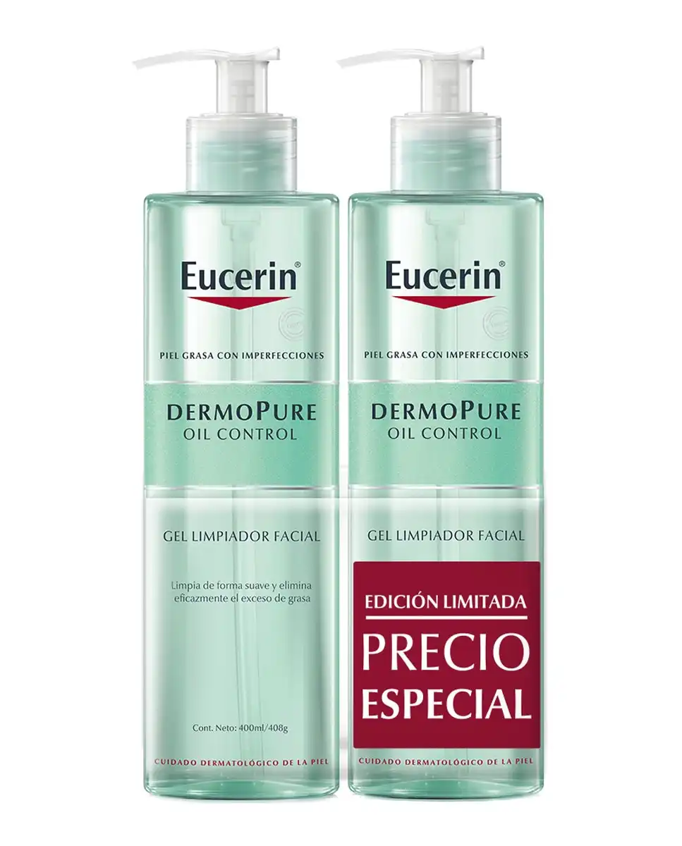 Eucerin® - Pack DermoPure Gel Limpiador Para El Acné 400 Ml Eucerin - Eucerin® - Comparador de precios