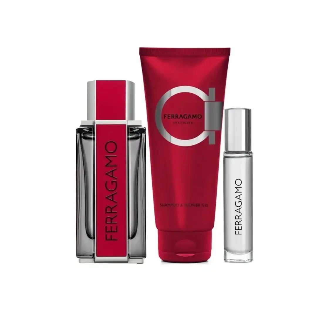 Ferragamo Red Leather Estuche Set de fragancia - Salvatore Ferragamo - Comparador de precios