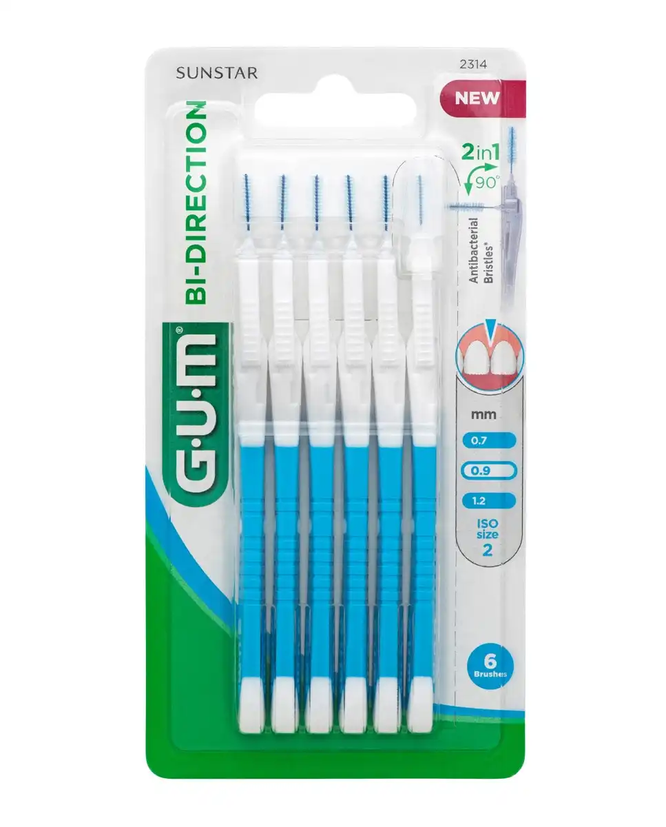 Gum - Cepillo Interdental Bi-Direction Mediano 0,9 Mm - GUM - Comparador de precios