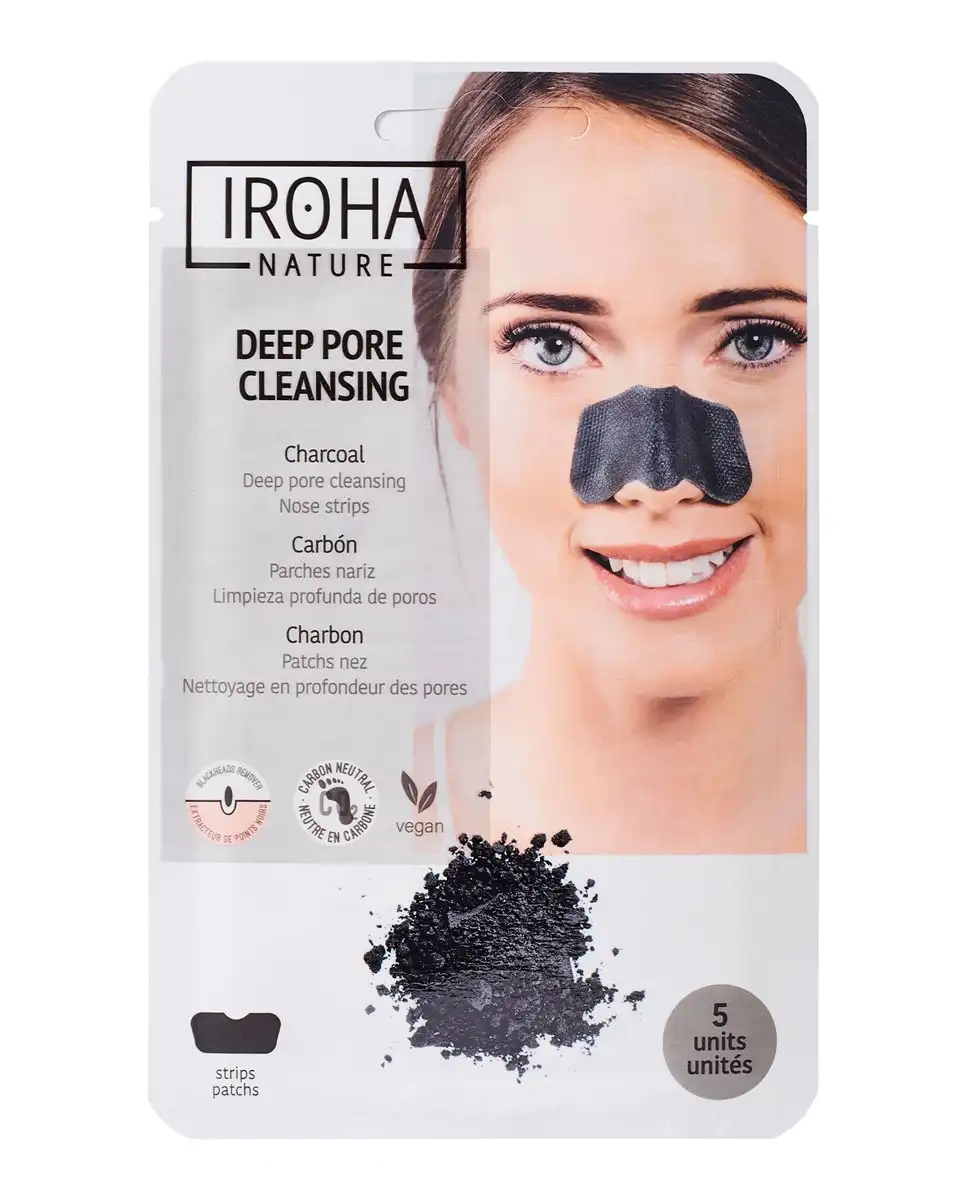 Iroha Nature - Parches De Nariz Limpieza Profunda De Poros Con Carbón Activo - Iroha Nature - Comparador de precios