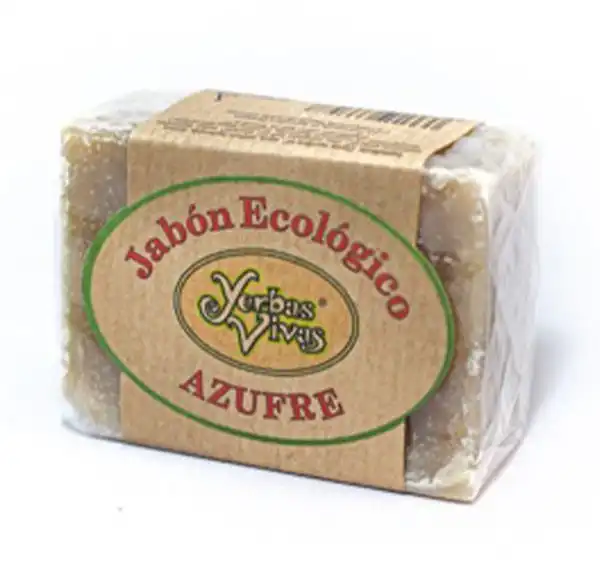 Jabon Natural Azufre - YERBAS VIVAS - Comparador de precios