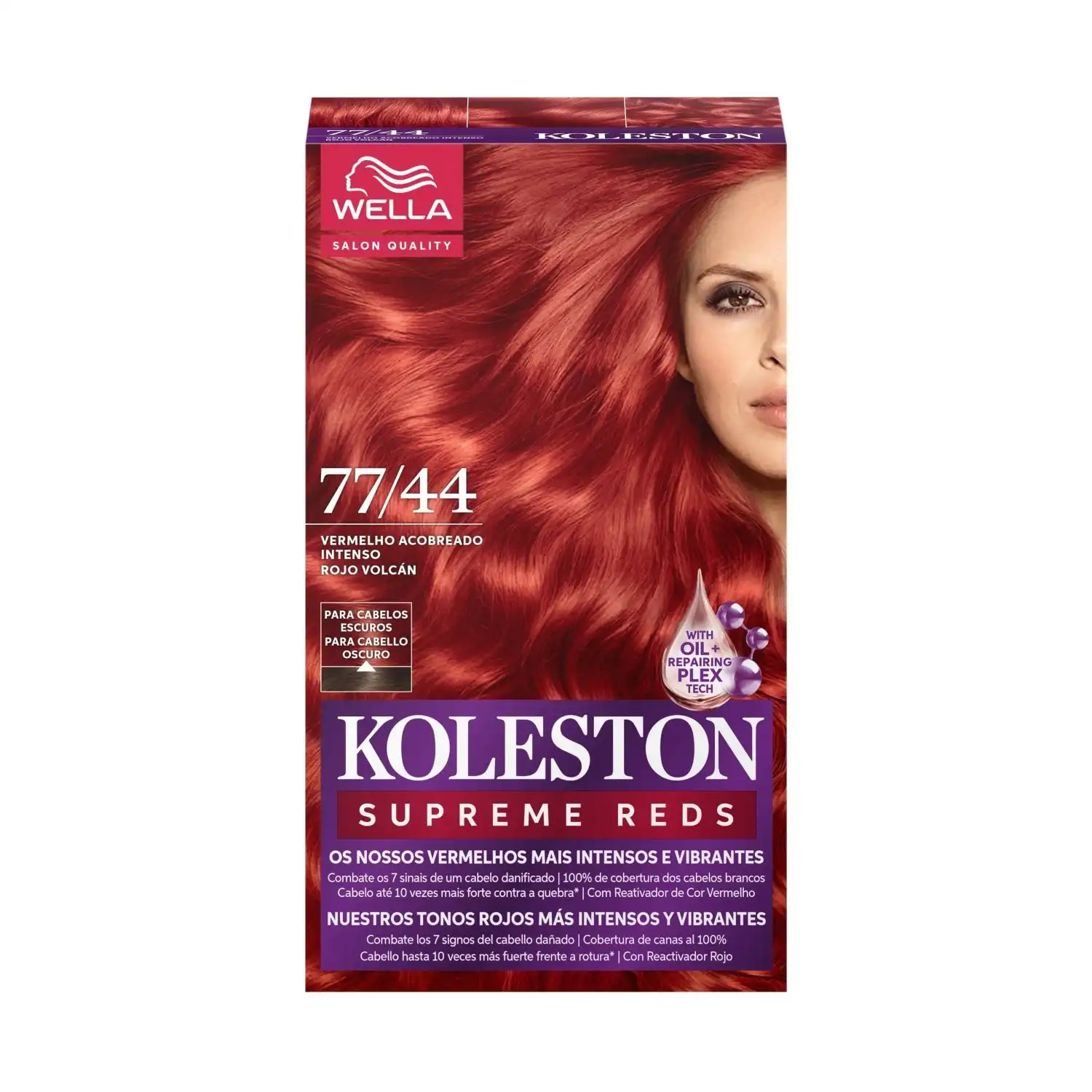 Koleston Kit Supreme-Rojo Cobrizo Intenso Tinte Capilar - Wella Professionals - Comparador de precios