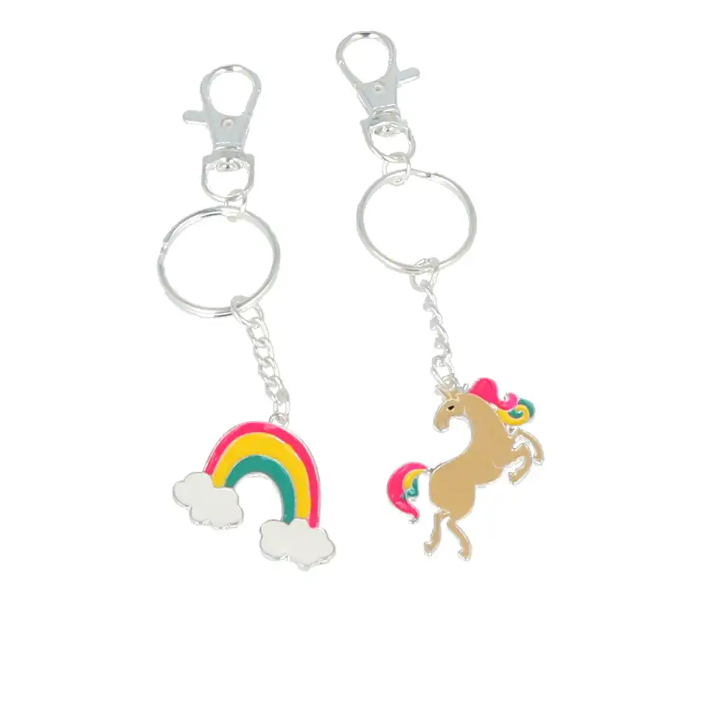 Llaveros UNICORNIO-ARCOIRIS Bff lote 2 pz - Inca - Comparador de precios
