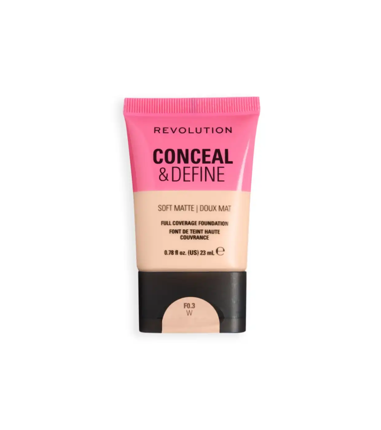 Makeup Revolution - Base de maquillaje Conceal & Define Soft Matte - F0.3W - Makeup Revolution - Comparador de precios