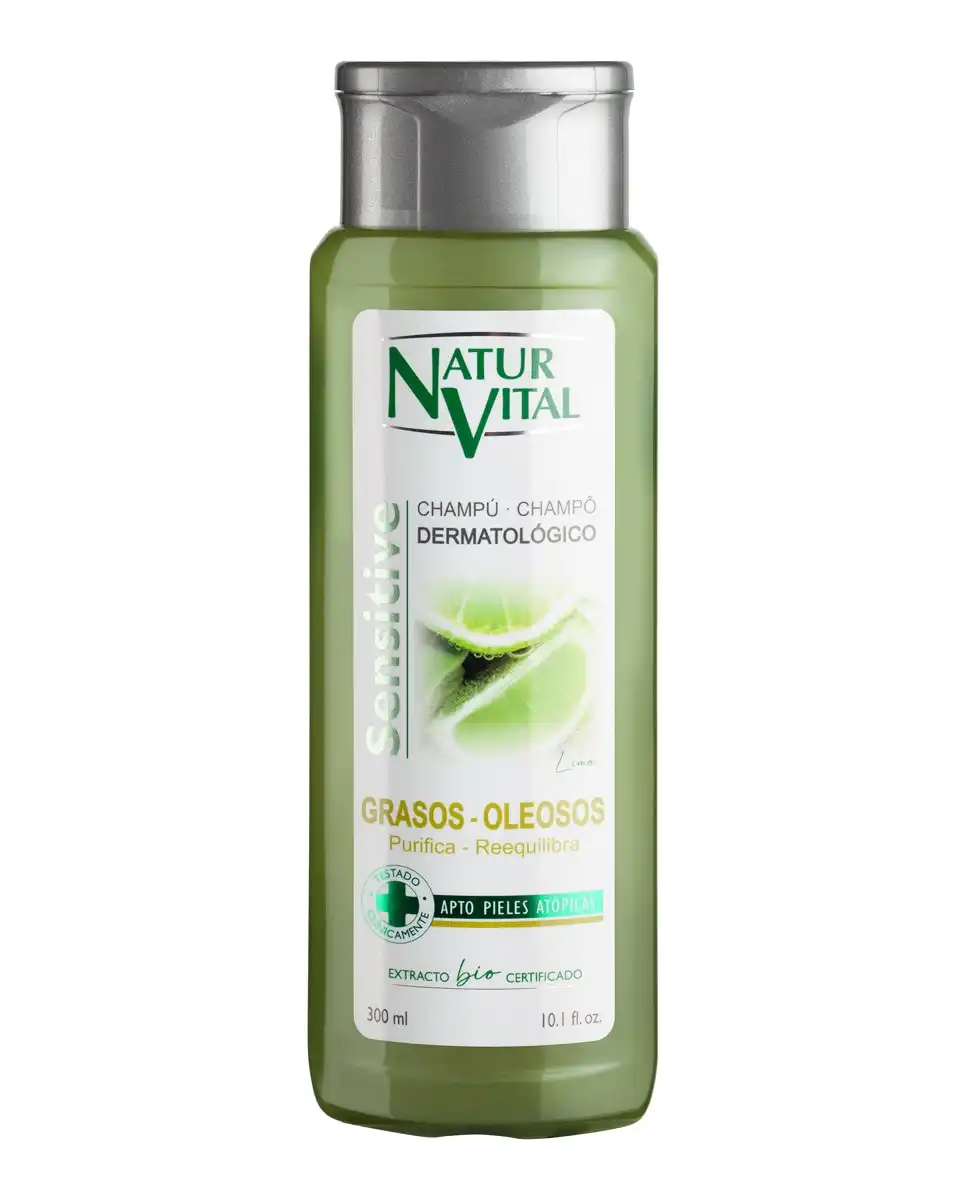 Natur Vital - Champú Tratamiento Cabellos Grasos 300 Ml - Natur Vital - Comparador de precios