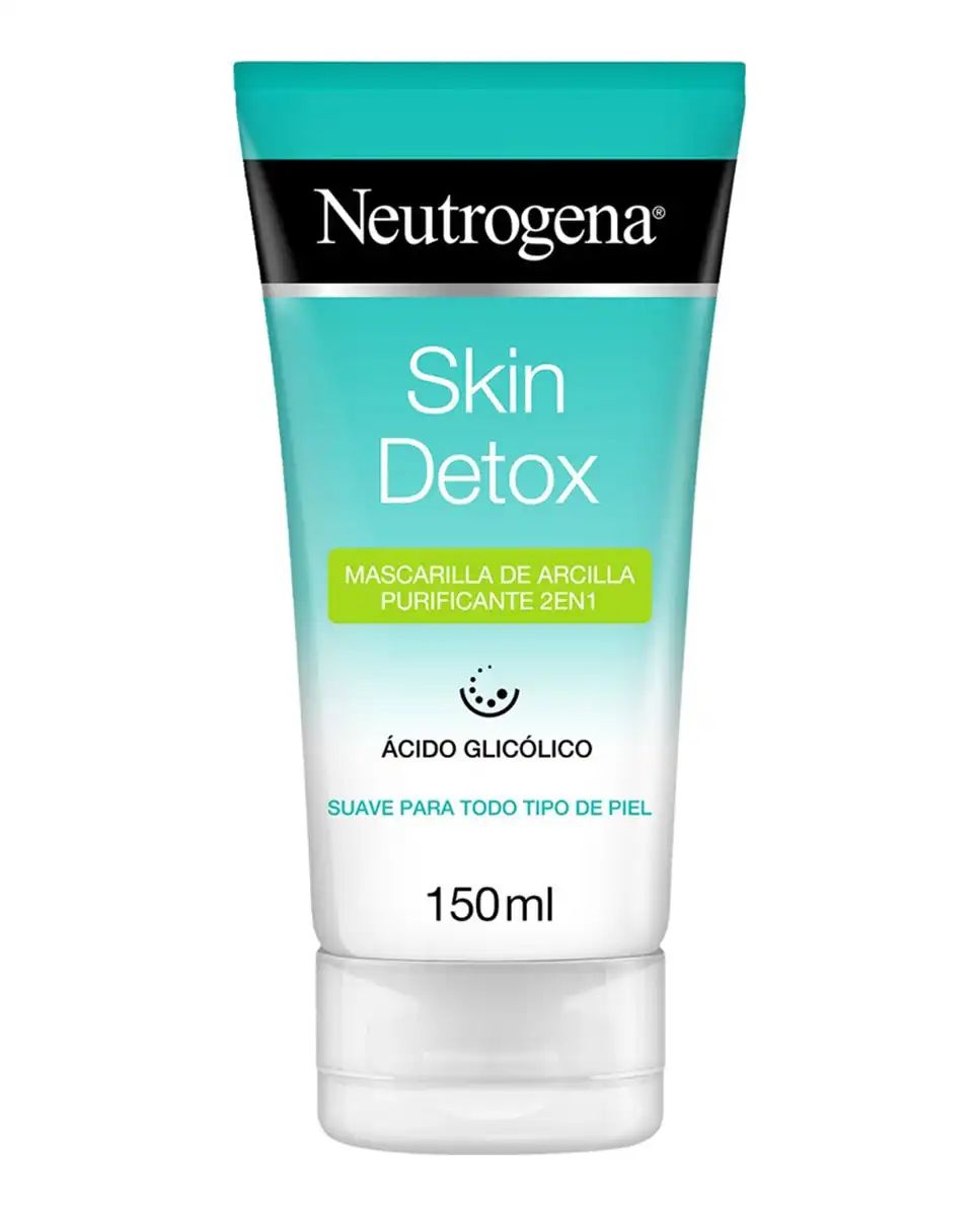 Neutrogena - Mascarilla Arcilla Purificante 2En1 Skin Detox 150 Ml - Neutrogena - Comparador de precios