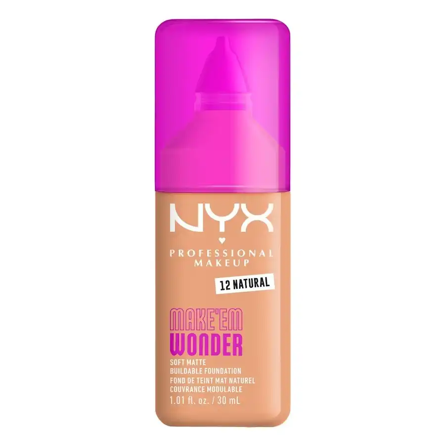 NYX Professional Makeup - Make'Em Wonder Bases de maquillaje 30 ml 12 - NATURAL - NYX Professional Makeup - Comparador de precios