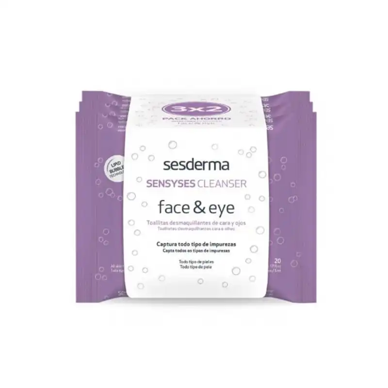 Pack 3x2 toallitas sensyses face&eyes - Sesderma - Comparador de precios