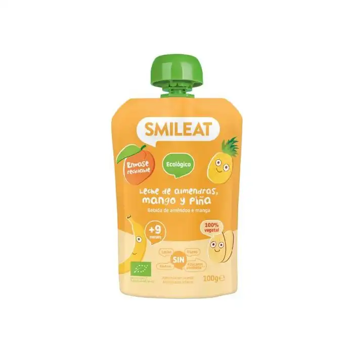 Pouch Almendra, Mango y Piña 100 gr - SMILEAT - Comparador de precios