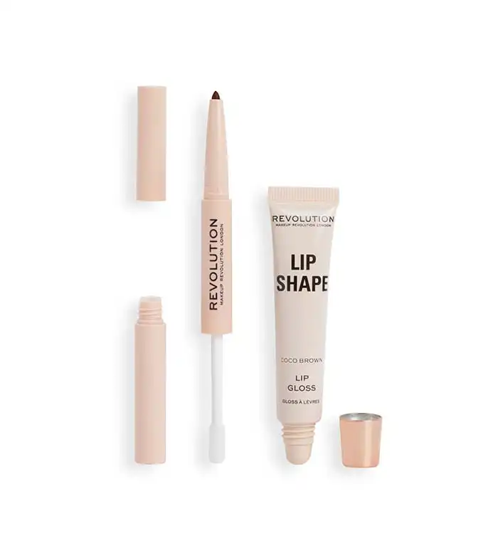 Revolution - Set de labios Lip Shape - Coco Brown - Makeup Revolution - Comparador de precios
