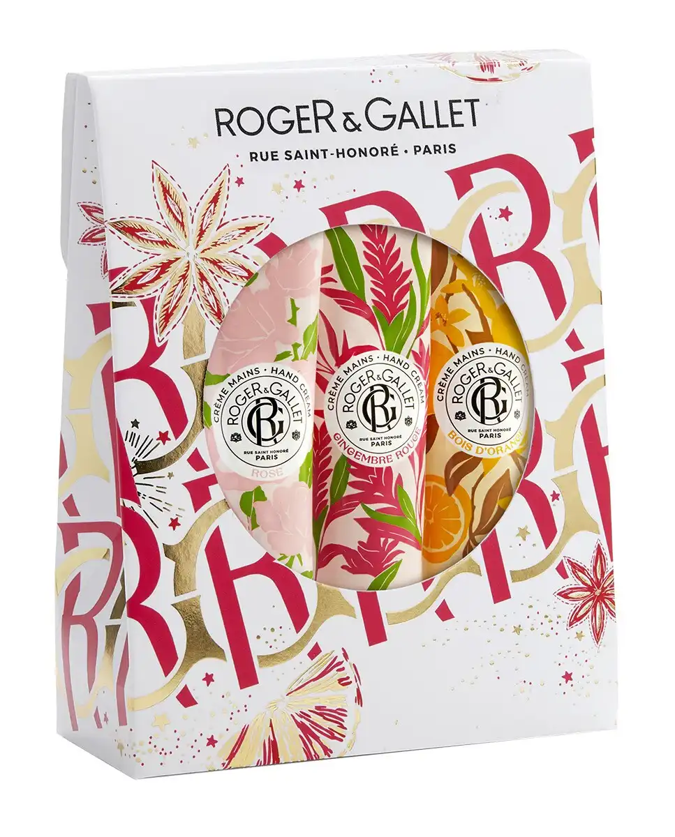 Roger&Gallet - Estuche de regalo Agua Perfumada 3 cremas de Manos Bienestar Roger&Gallet. - Roger&Gallet - Comparador de precios
