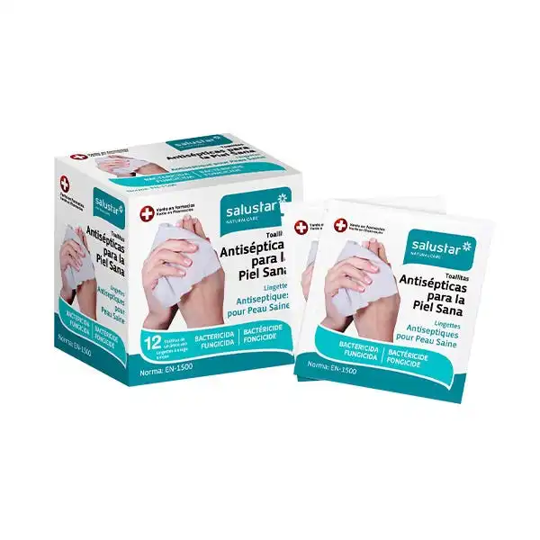 Salustar Salustar Toallitas antisépticas Limpiadoras, 12 un - Salustar - Comparador de precios