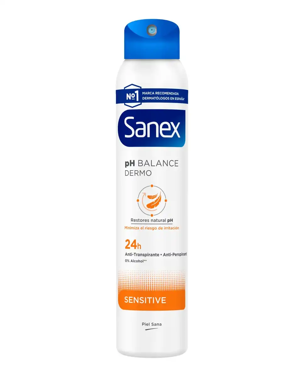 Sanex - Desodorante En Spray PH Balance Dermo Sensitive Anti-transpirante - Sanex - Comparador de precios