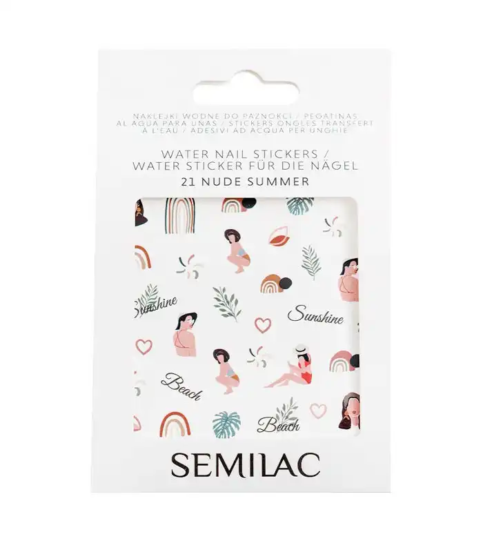 Semilac - Stickers al agua para uñas - 21: Nude Summer - SEMILAC - Comparador de precios