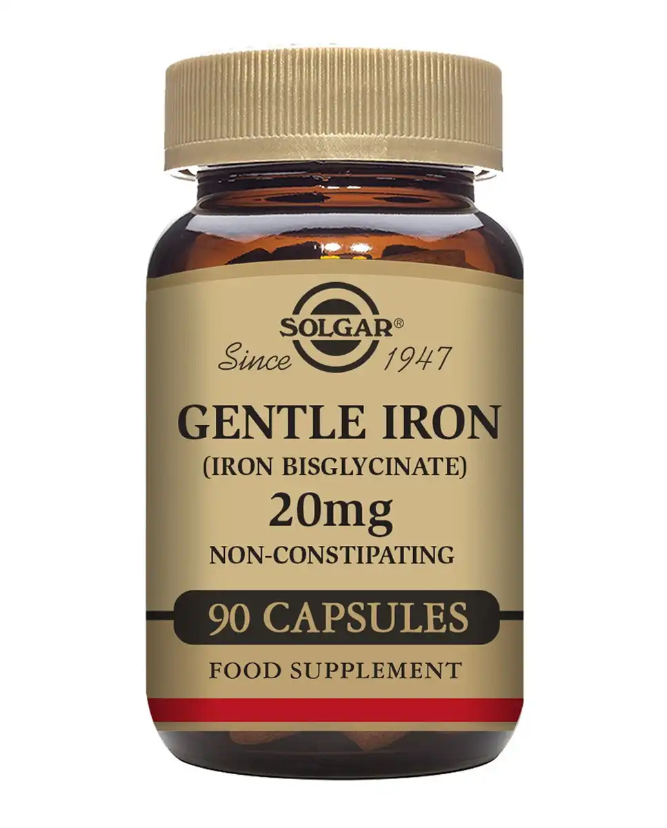 SOLGAR - 90 Cápsulas Vegetales Hierro Gentle - SOLGAR - Comparador de precios
