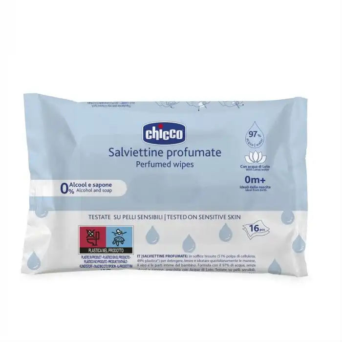 Toallitas Perfumadas  Chicco  Pañales y toallitas - Chicco - Comparador de precios