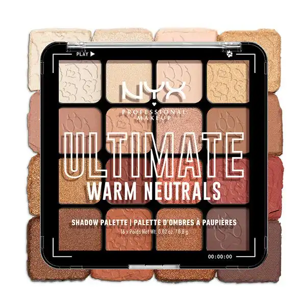 Ultimate Shadow Palette Warm Neutrals - NYX PROFESSIONAL MAKE UP - Comparador de precios