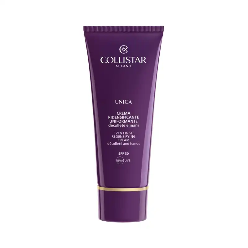 Unica Crema Redensificante Unificante Escote Y Manos 75 Ml - Collistar - Comparador de precios