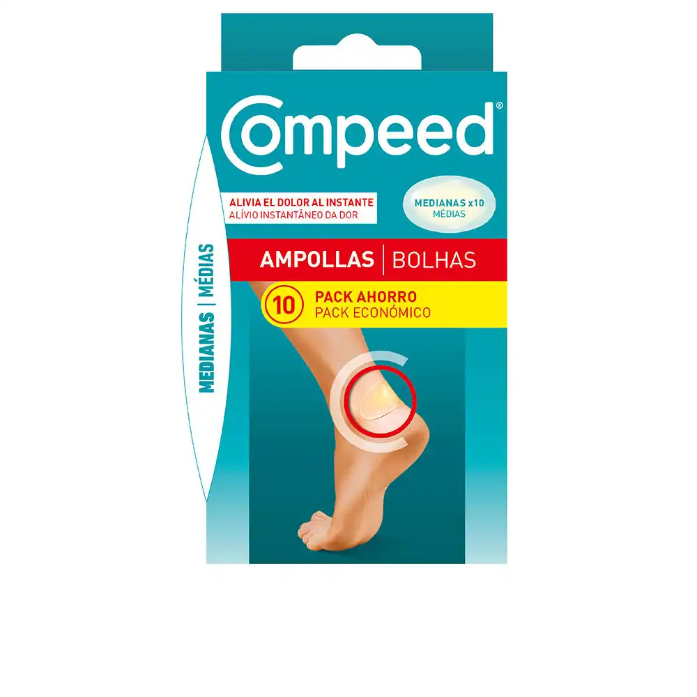 Ampollas medianas 10 apósitos - Compeed - Comparador de precios