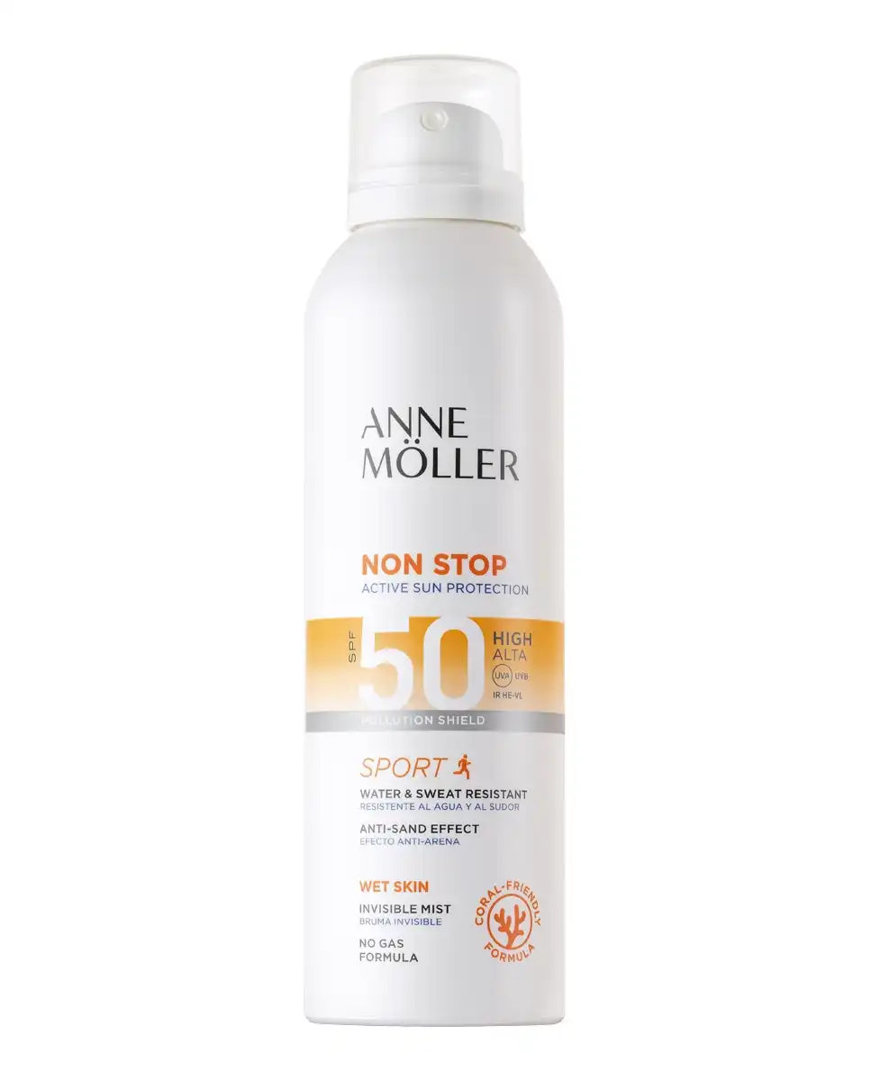 Anne Möller - Protector Solar Cuerpo Non Stop New Body Mist SPF50, 150 Ml - Anne Möller - Comparador de precios