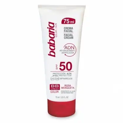Babaria Crema Facial BB Cream Color SFP50, 75 ml - Babaria - Comparador de precios
