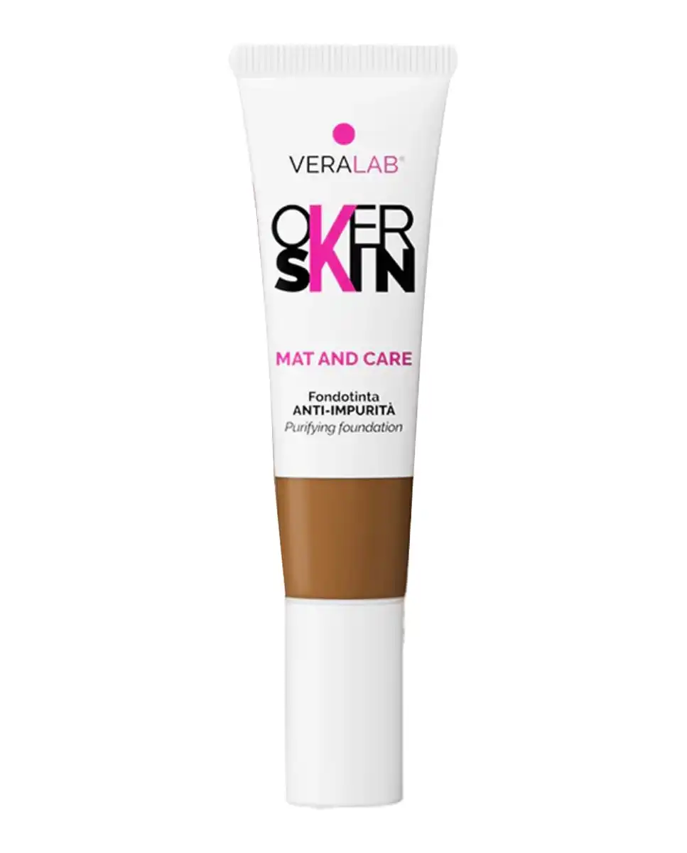 Base de Maquillaje Mat And Care Overskin 12 PECAN - Veralab - Comparador de precios