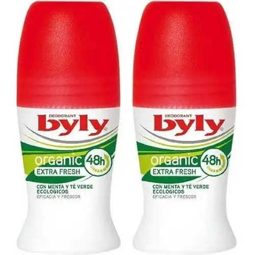 BYLY Organic Extra Fresh Pack Ahorro 50 ml Desodorante Roll-On - Byly - Comparador de precios