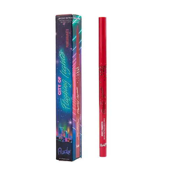 City Of Flashing Lights Micro Retract Lin Pomegranate - RUDE - Comparador de precios