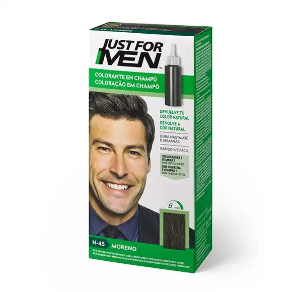 Colorante En Champú H-45 Moreno - JUST FOR MEN - Comparador de precios