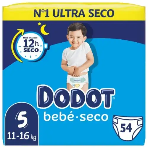 Dodot Bebé Seco T5 54 und T-5, 11-16K 54 Uds Pañales - Dodot - Comparador de precios