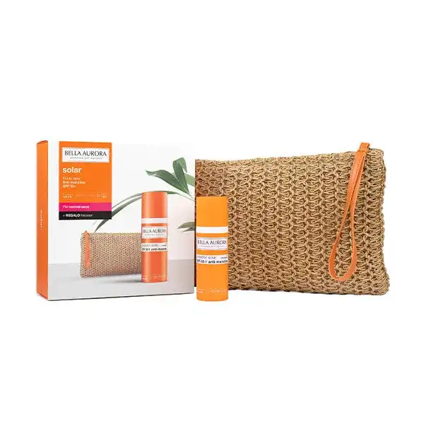 Estuche Fluido Solar Anti-Manchas Spf50+ - BELLAÂ AURORA - Comparador de precios