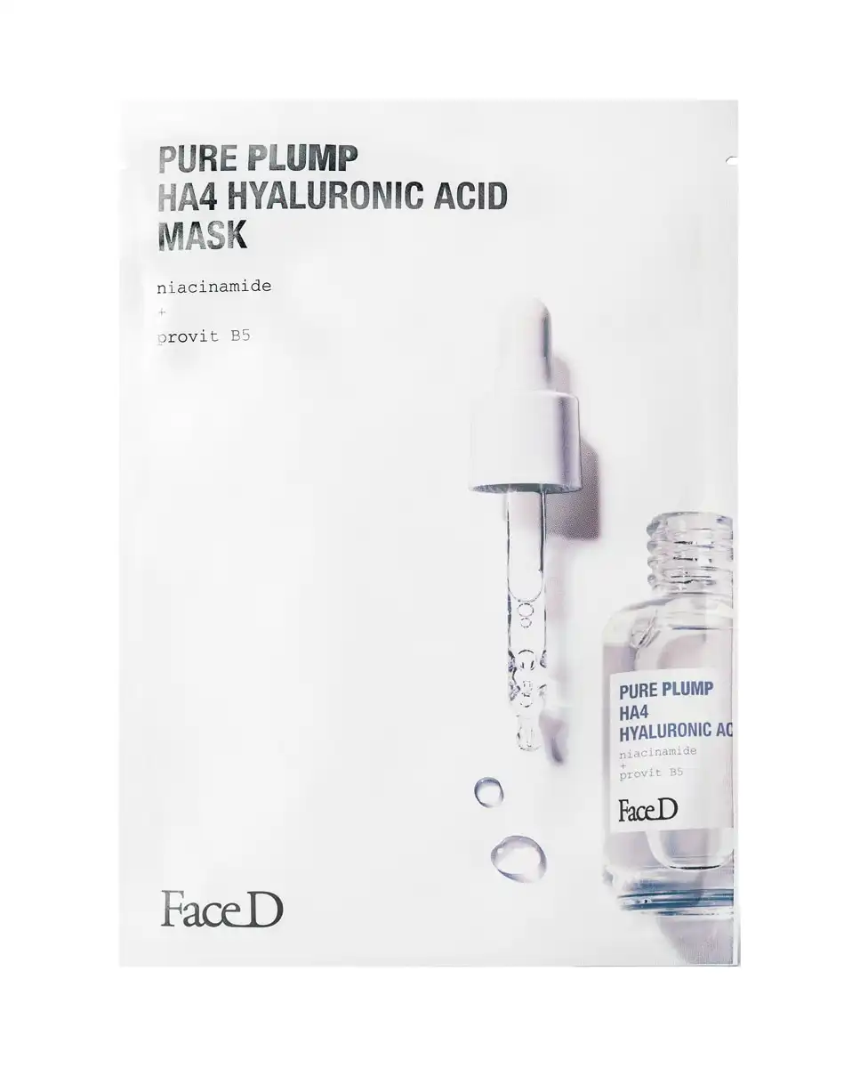 Face D - Mascarilla Facial de Ácido Hialurónico Pure Plump HA4 Face D. - Face D - Comparador de precios