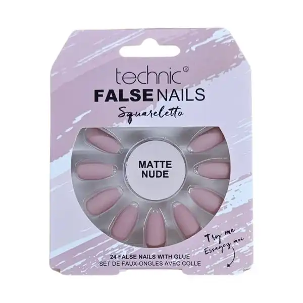 False Nail Sqarletto Matte Nude - Technic - Comparador de precios