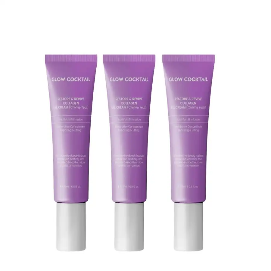 Glow Cocktail - Trío de cremas de colágeno para ojos Cremas de ojos 45 ml female - Glow Cocktail - Comparador de precios