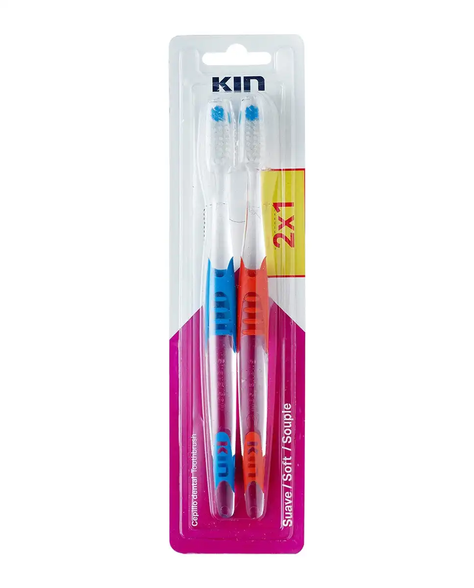 Kin - Pack 2x1 Cepillo Dental Suave - Kin - Comparador de precios