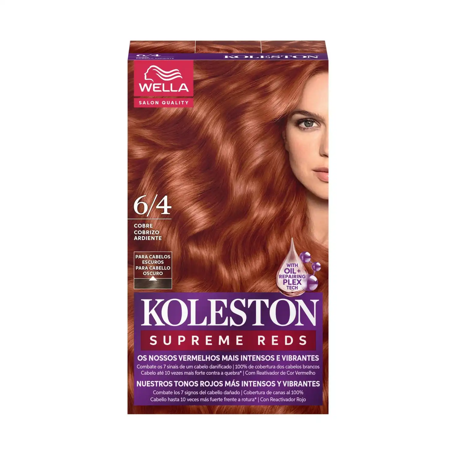 Koleston Kit Supreme- Tono Caoba Cobrizo Tinte Capilar - Wella Professionals - Comparador de precios