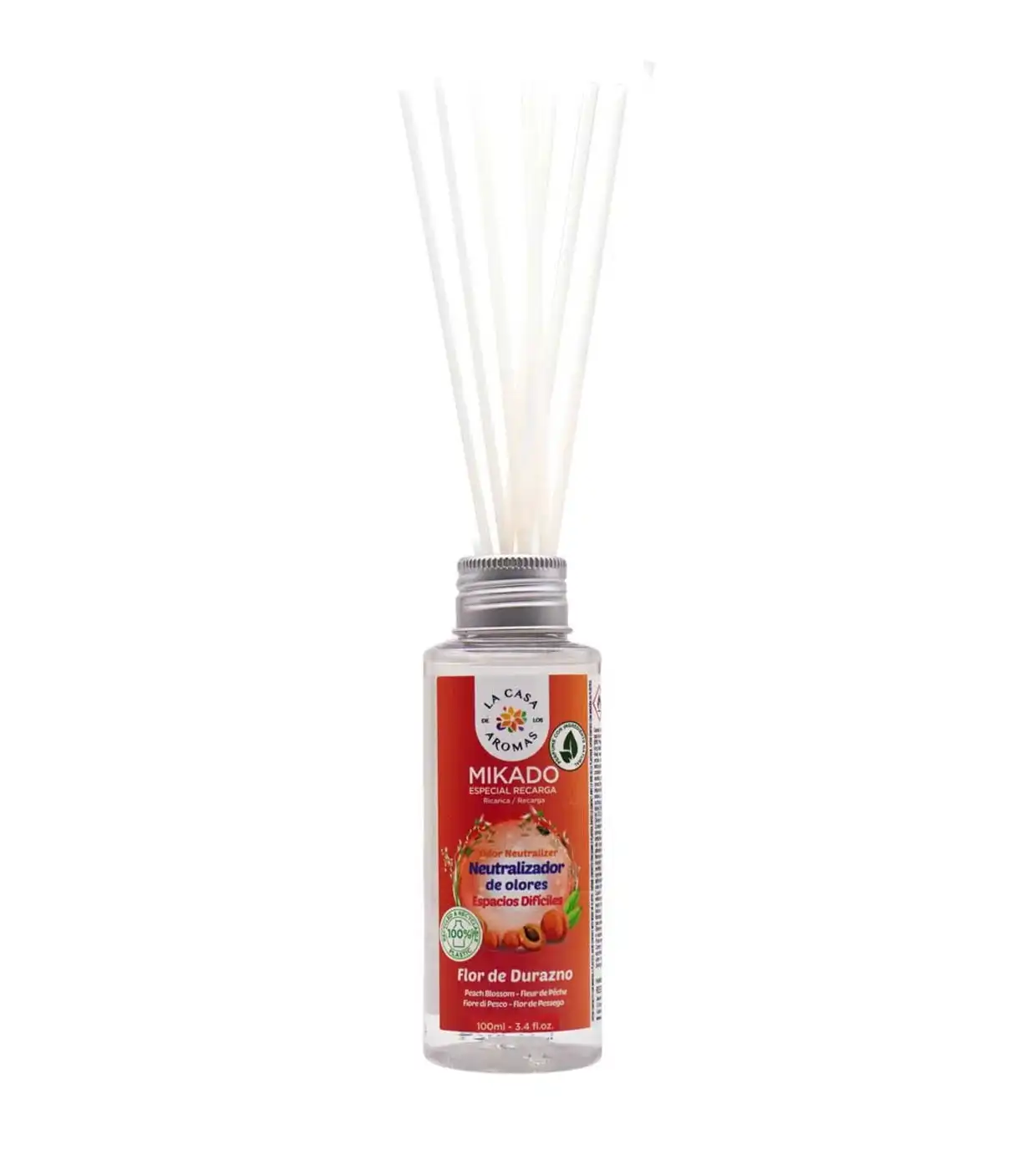 La Casa de los Aromas - Recarga para mikado 100ml - Flor de Durazno - La Casa de los Aromas - Comparador de precios